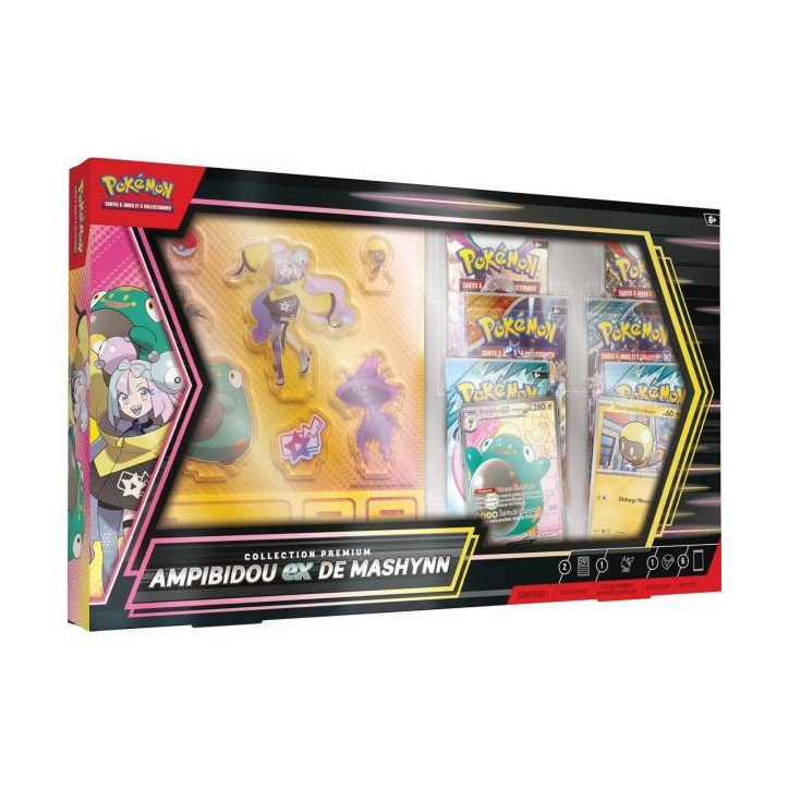 POKEMON - COFFRET PRENIUM - AMPIBIDOU EX DE MASHYNN (FR)