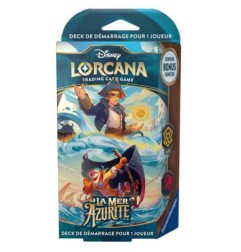 DISNEY - LORCANA - DECK DE DEMARRAGE  (AMBRE/RUBIS) - LA MER AZURITE (FR)