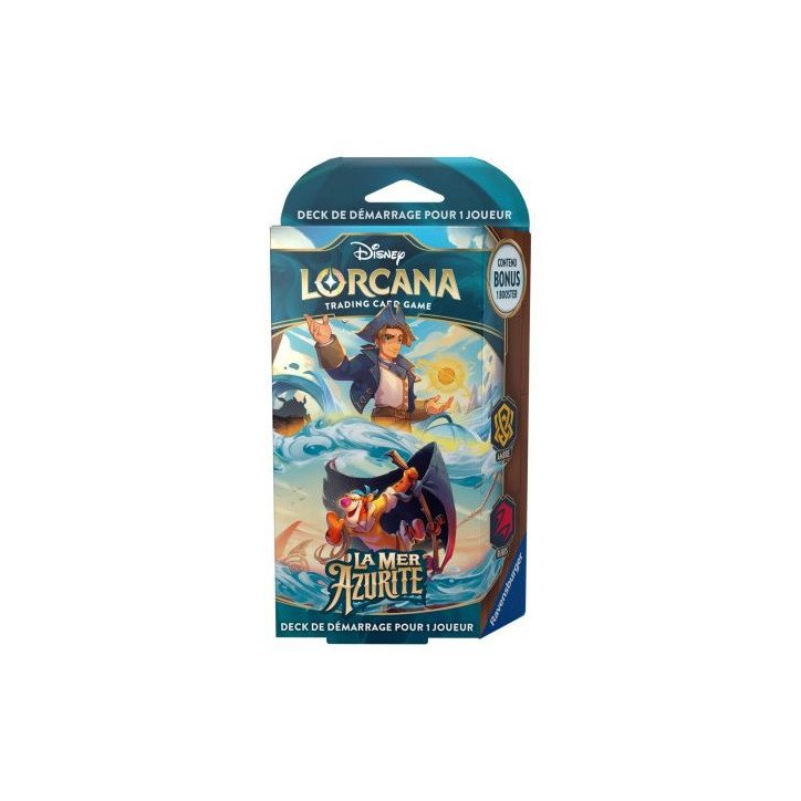 DISNEY - LORCANA - DECK DE DEMARRAGE (EMERAUDE/SAPHIR) - LA MER AZURITE (FR) DISNEY - LORCANA - DECK DE DEMARRAGE (EMERAUDE/SAPHIR) - LA MER AZURITE (FR)