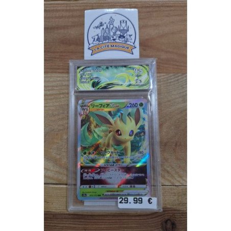 Pokémon - Carte à l'unité - Leafon Vstar Jpn  (012/172) grade 9.5 Collect Aura Grading