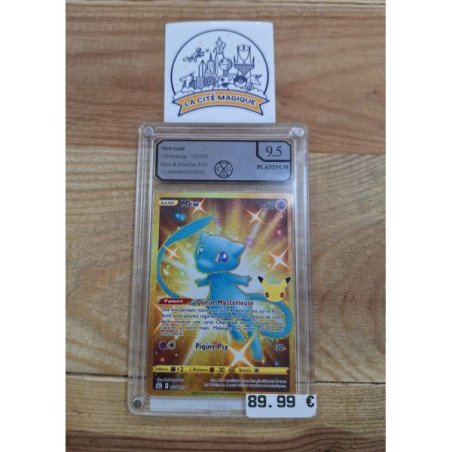 Pokémon - Carte à l'unité - Mew Gold (025/025) grade 9.5 C.G.S. Grading