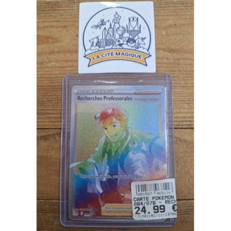 CARTE POKEMON - FR 084/078 - RECHERCHES PROFESSORALES