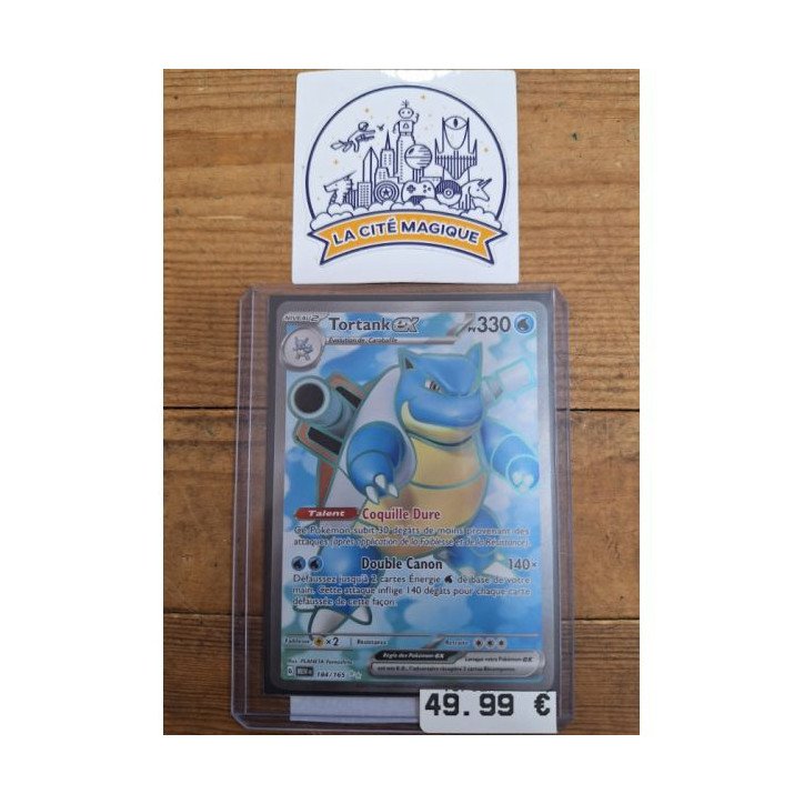 Pokémon - Carte à l'unité - Tortank ex (184/165) N.M.