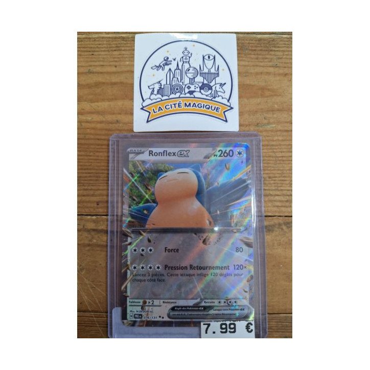 Pokémon - Carte à l'unité - Ronflex ex (076/131) N.M.