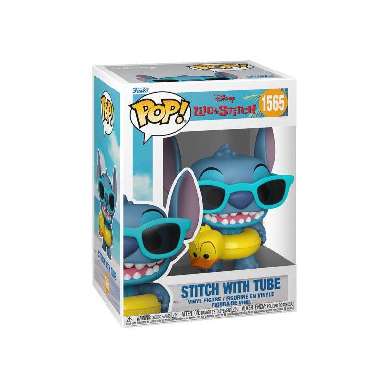 Disney - Lilo & Stitch - Vinyl figure POP! n° 1565 - Stitch with tube