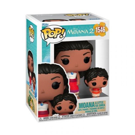 Disney - Moana 2 - Vinyl figure POP! n° 1546 - Moana & little sis Simea