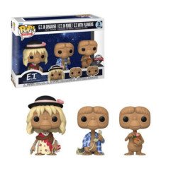 E.T. the extra-terrestrial  Vinyl figure POP! - 3 pack - E.T. in disguise / E.T. in robe / E.T. with flowers