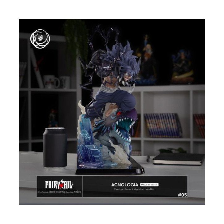 FAIRY TAIL - FIGURINE EN RESINE 18 X 36 X 41 CM - TSUME ART : IKIGAI - ACNOLOGIA (2000 EXEMPLAIRES)