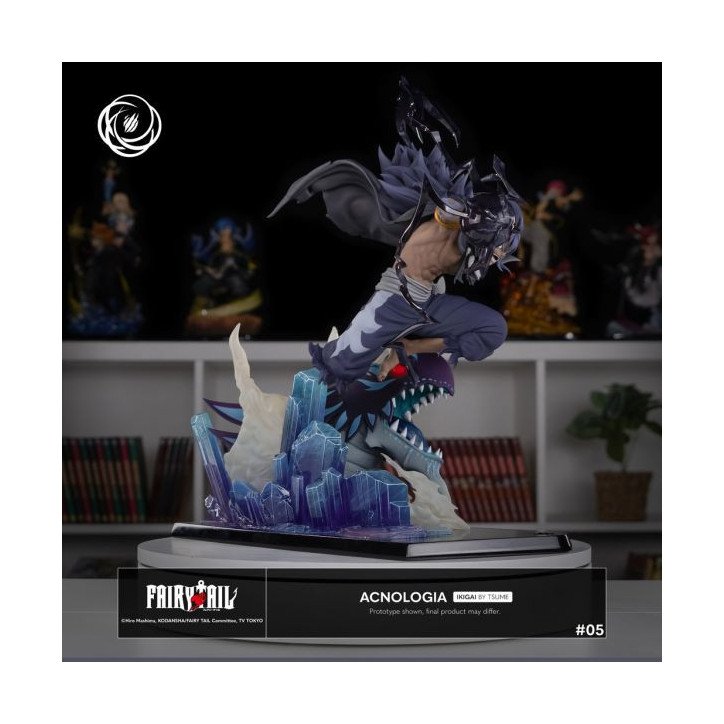 FAIRY TAIL - FIGURINE EN RESINE 18 X 36 X 41 CM - TSUME ART : IKIGAI - ACNOLOGIA (2000 EXEMPLAIRES)