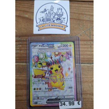 Pokémon - Carte à l'unité - Pikachu ex (219/191) N.M.
