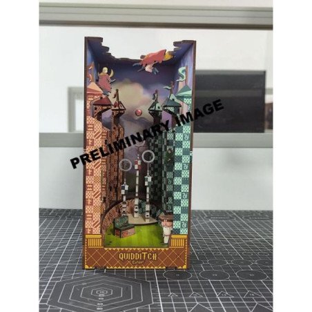 Harry Potter - Maquette 23 cm - Book Nook Tiny Adventures - Terrain de Quidditch