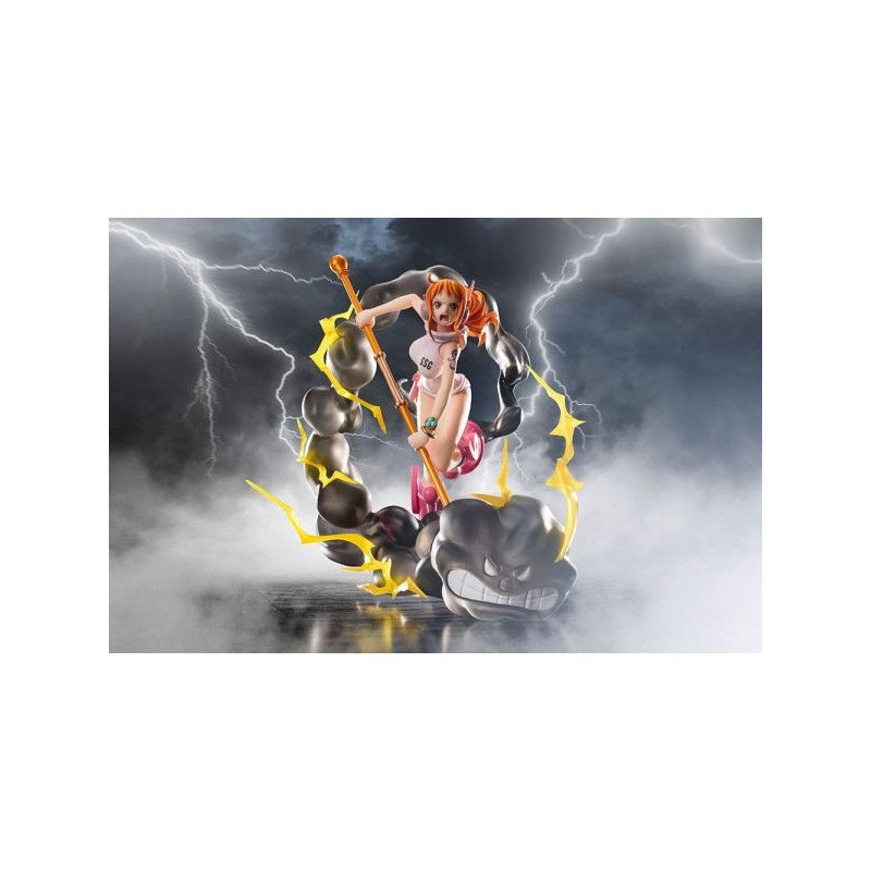 One Piece - Figurine 17 cm - Tamashii Nations : Figuarts Zero - Nami extra battle lightning blast