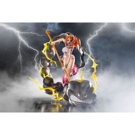 One Piece - Figurine 17 cm - Tamashii Nations : Figuarts Zero - Nami extra battle lightning blast