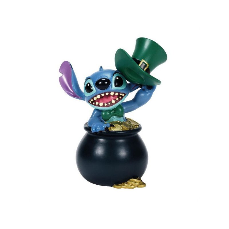 DISNEY - LILO & STITCH - FIGURINE 15 CM - SHOWCASE COLLECTION - STITCH IRISH MOMENT