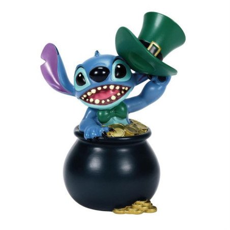 DISNEY - LILO & STITCH - FIGURINE 15 CM - SHOWCASE COLLECTION - STITCH IRISH MOMENT