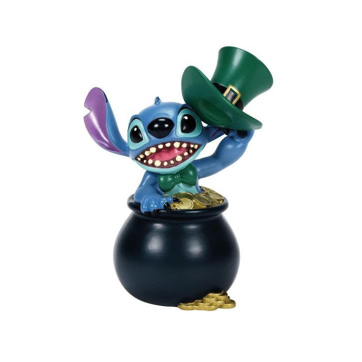 DISNEY - LILO & STITCH - FIGURINE 15 CM - SHOWCASE COLLECTION - STITCH IRISH MOMENT DISNEY - LILO & STITCH - FIGURINE 15 CM - SHOWCASE COLLECTION - STITCH IRISH MOMENT