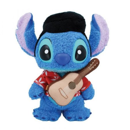 Disney - Lilo & Stitch - Figurine 13 cm - Grand Jester - Hawaian fluffy Stitch Elvis
