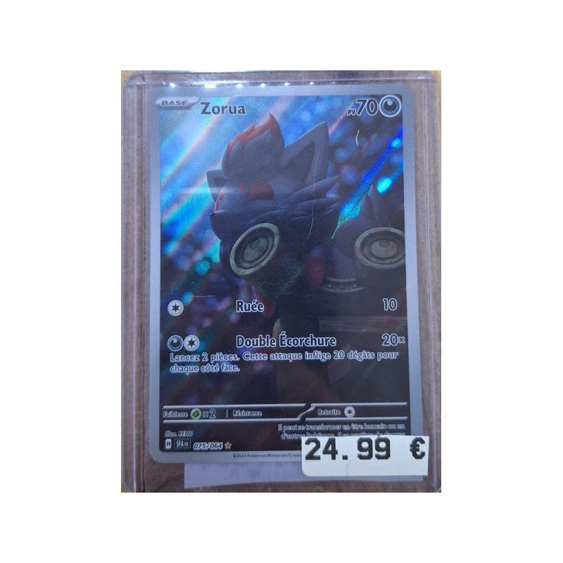 Pokémon - Carte à l'unité - Zorua ( 075/064) N.M.