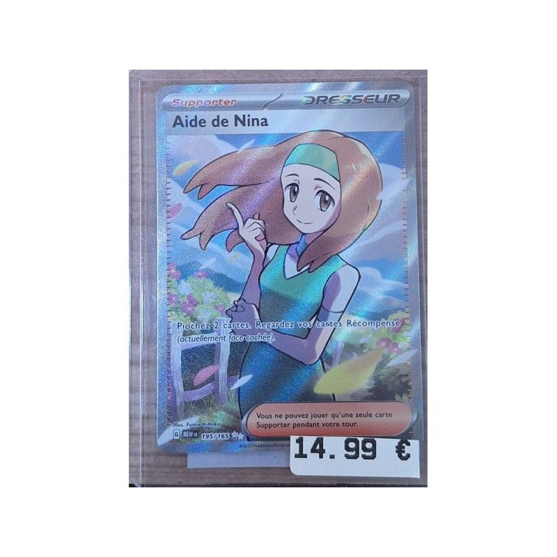 Pokémon - Carte à l'unité - Aide de Nina (195/165)