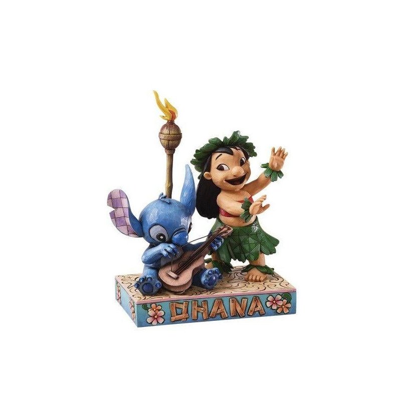 DISNEY - LILO AND STITCH - FIGURINE 18 CM - SHOWCASE COLLECTION - TRADITIONS - LILO & STITCH