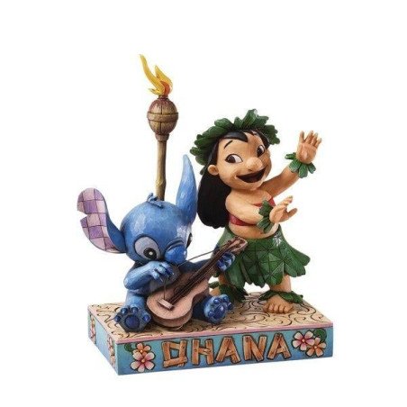 DISNEY - LILO AND STITCH - FIGURINE 18 CM - SHOWCASE COLLECTION - TRADITIONS - LILO & STITCH