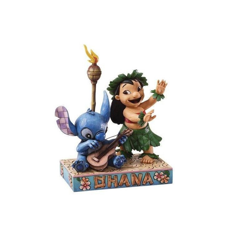 DISNEY - LILO AND STITCH - FIGURINE 18 CM - SHOWCASE COLLECTION - TRADITIONS - LILO & STITCH