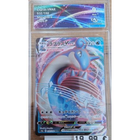 Pokémon - Carte à l'unité - Lapras Vmax Jap (032/190) grade 9 Collect aura