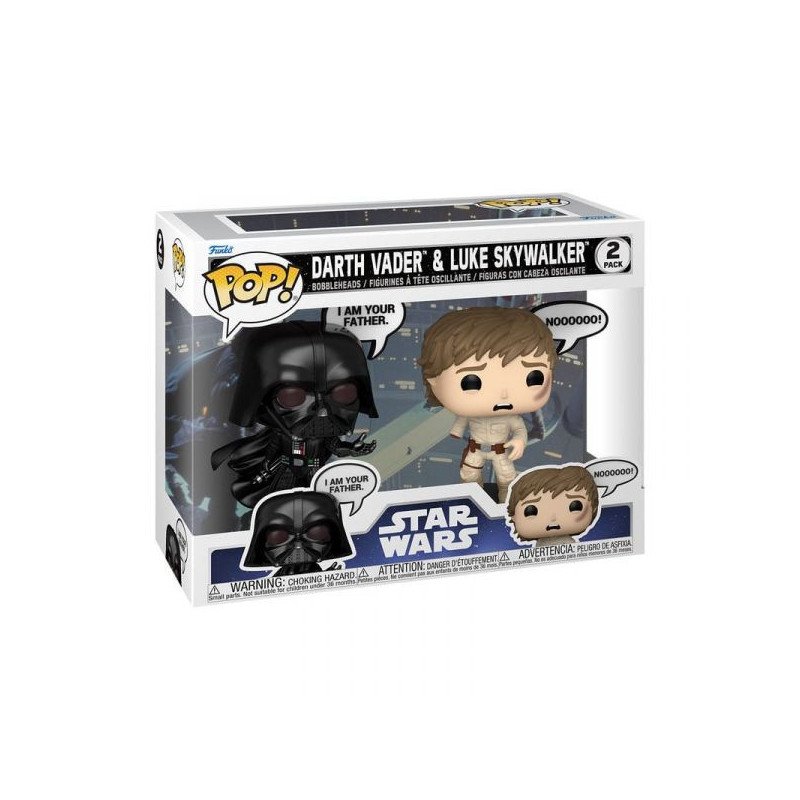 Star Wars - Bobble-head POP! - 2 Pack - Darth Vader & Luke Skywalker