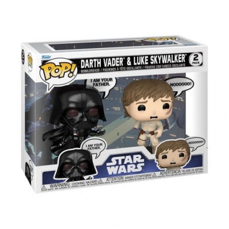 Star Wars - Bobble-head POP! - 2 Pack - Darth Vader & Luke Skywalker