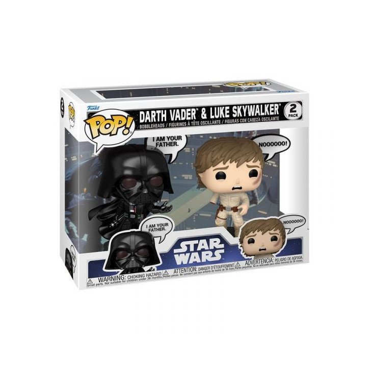 Star Wars - Bobble-head POP! - 2 Pack - Darth Vader & Luke Skywalker