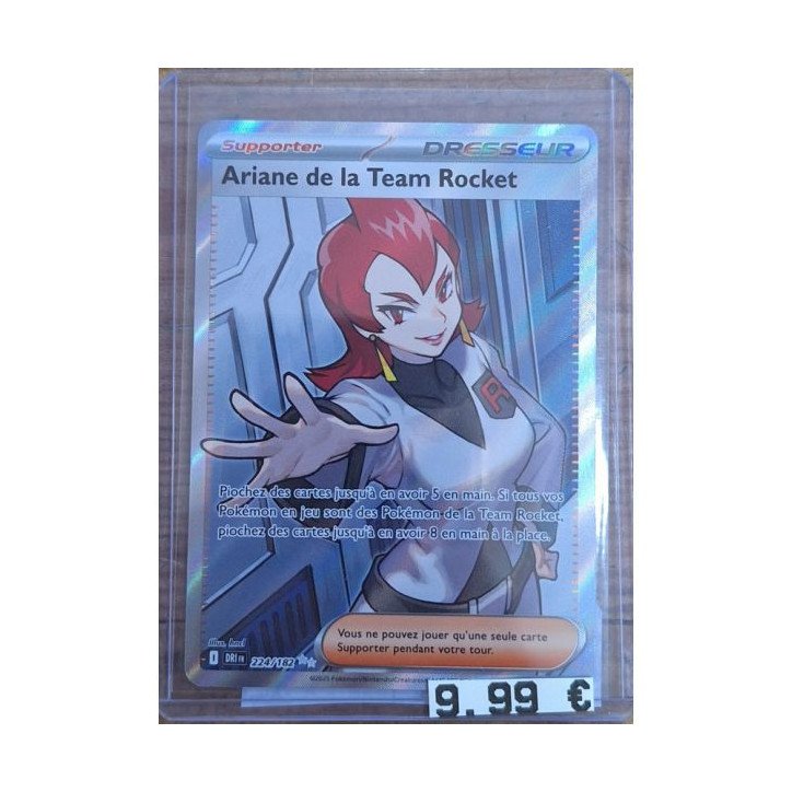 Pokèmon - Carte à l'unité - Ariane de la Team Rocket (224/182)