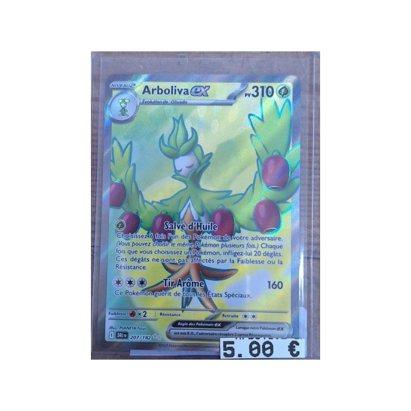 Pokèmon - Carte à l'unité - Arboliva ex (207/182)
