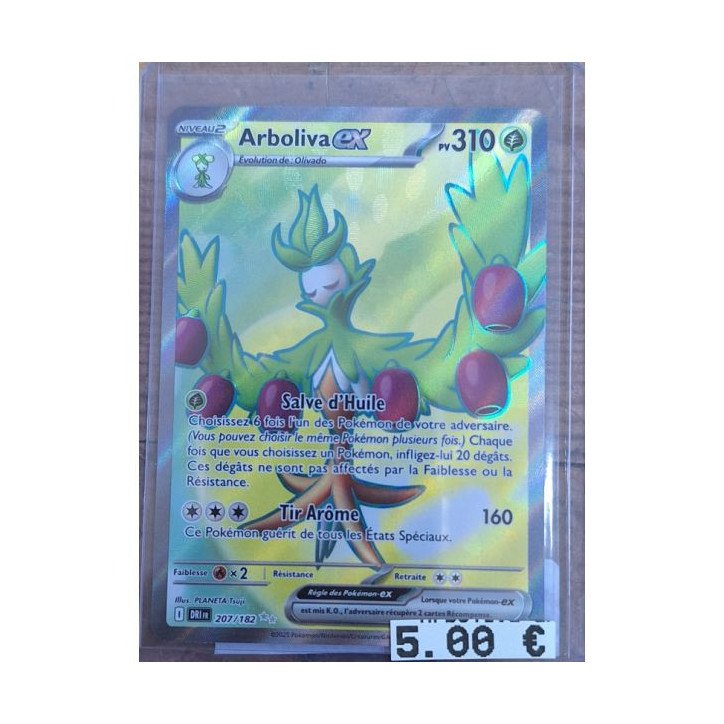 Pokèmon - Carte à l'unité - Arboliva ex (207/182)