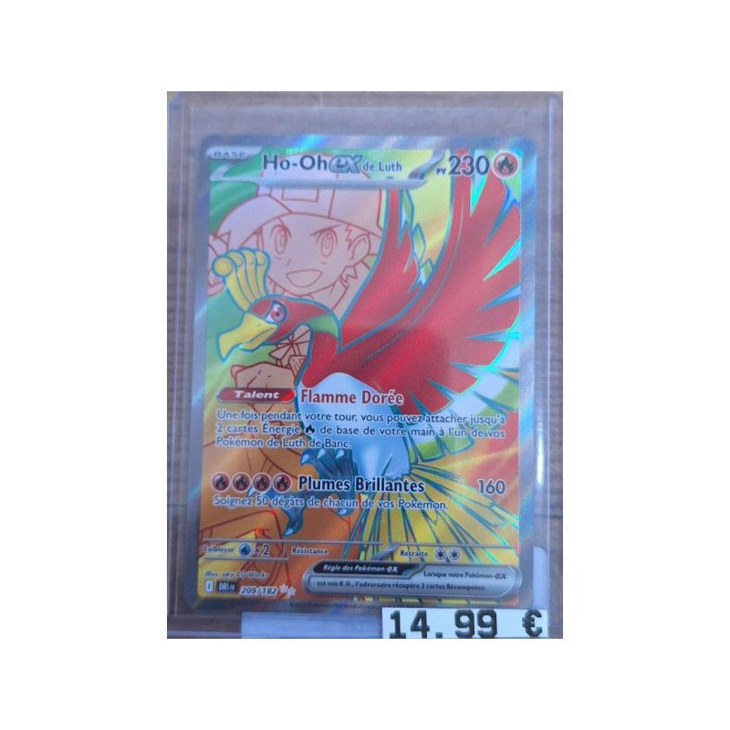 Pokèmon - Carte à l'unité - Ho-oh ex de Luth (209/182)