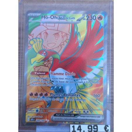 Pokèmon - Carte à l'unité - Ho-oh ex de Luth (209/182)