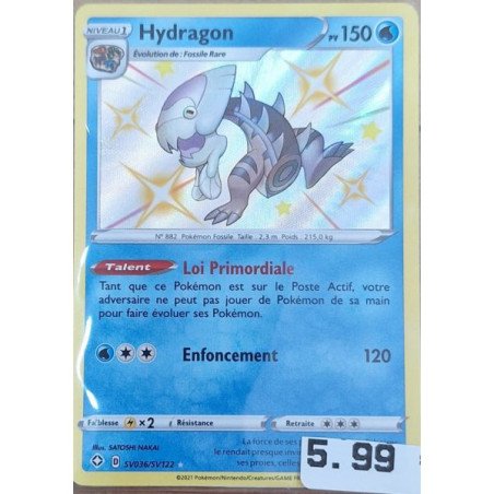 Pokémon - Carte à l'unité - Hydragon (sv036/sv122) N.M.