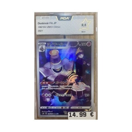 Pokémon - Carte à l'unité - Dusknoir FA Jap (198/184) grade 9.5 P.C.A.
