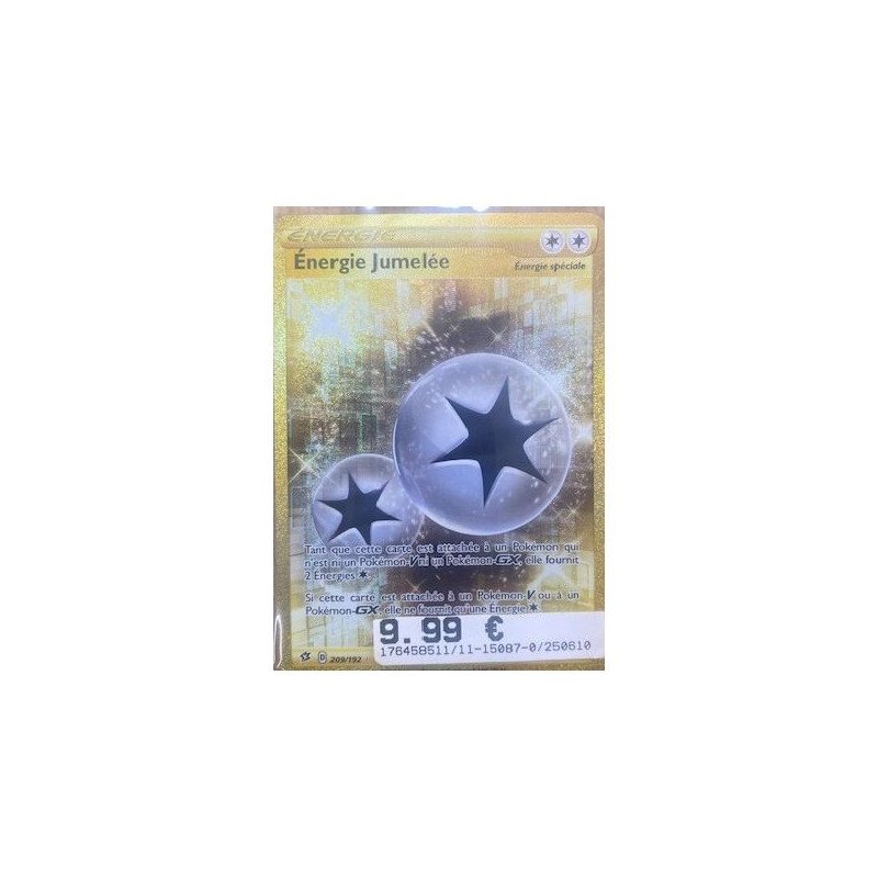 Pokémon - Carte à l'unité - Energie Jumelée (209/192)
