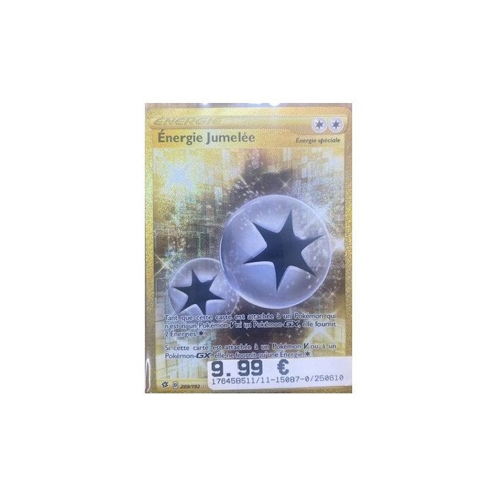 Pokémon - Carte à l'unité - Energie Jumelée (209/192)