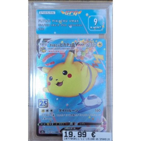 Pokémon - Carte à l'unité -  Flying Pikachu Vmax Jap (024/028) grade 9 S.F.G