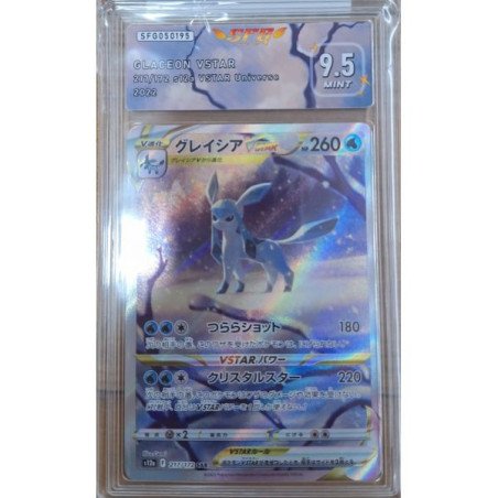 Pokémon - Carte à l'unité -  Glaceon VStar jap  (217/172) grade 9.5 S.F.G.
