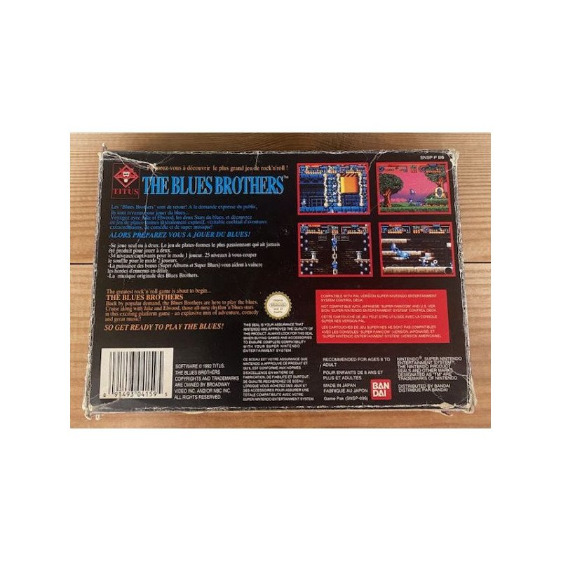 THE BLUE BROTHERS - GRADE C - SNES OCC