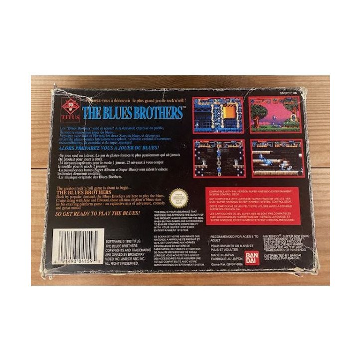 THE BLUE BROTHERS - GRADE C - SNES OCC