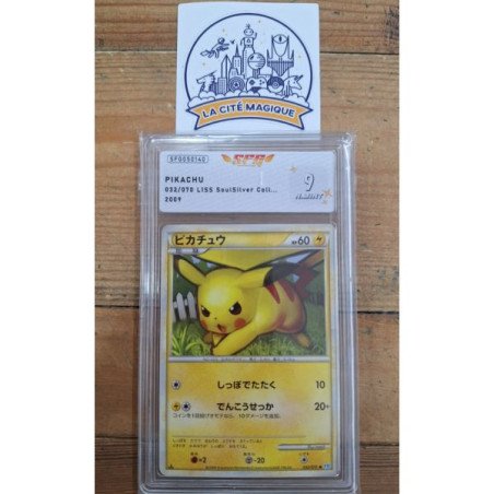Pokémon - Carte à l'unité -  Pikachu Jap (032/070) grade 9 S.F.G.