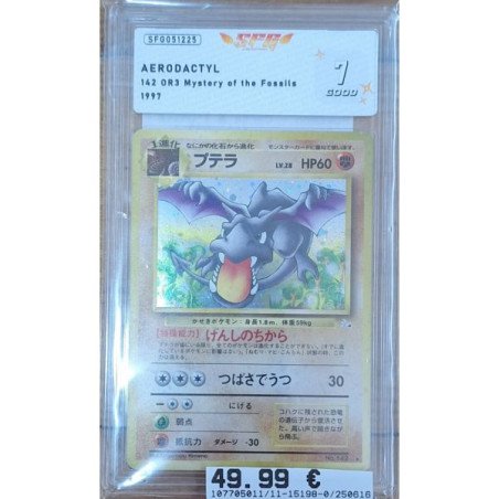Pokémon - Carte à l'unité - Aerodactyl (142 OR3 ) gradée 7 S.F.G.