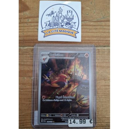Pokémon - Carte à l'unité - Braisillon  ( 199/193) N.M.