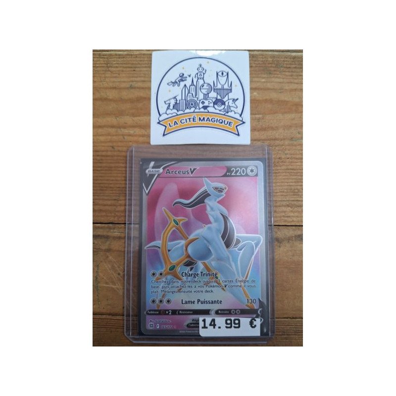 Pokémon - Carte à l'unité - Arceus V (165/172) N.M.