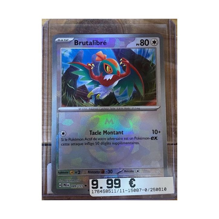 Pokémon - Carte à l'unité - Brutalibré Masterball (089/131)
