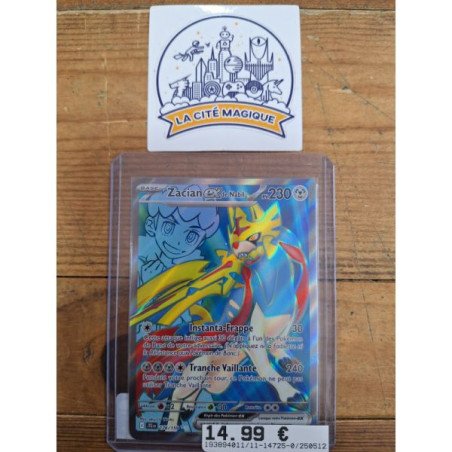 Pokémon - Carte à l'unité -  Zacian ex de Nabil (176/159) N.M.