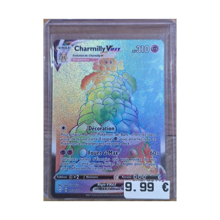 Pokémon - Carte à l'unité - Charmilly Vmax - Rainbow ( ) N.M.